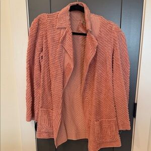Cozy Pink Textured Women's Sweater